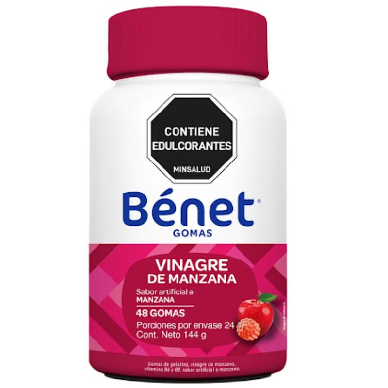 Gomas Vinagre Manzana Benet 48 Unidades