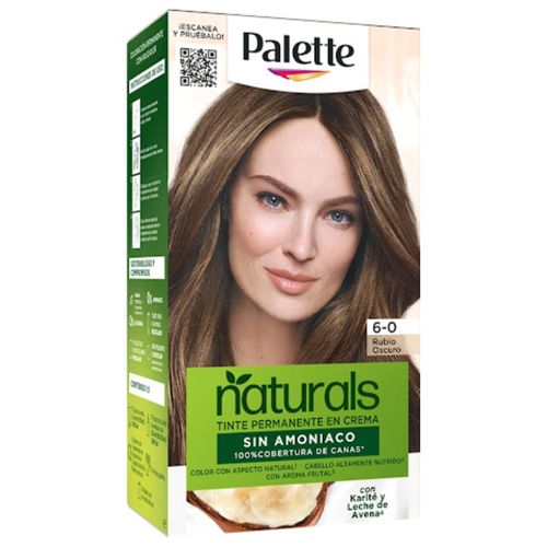 Tinte Palette Naturals Color 6-0 Rubio Oscuro