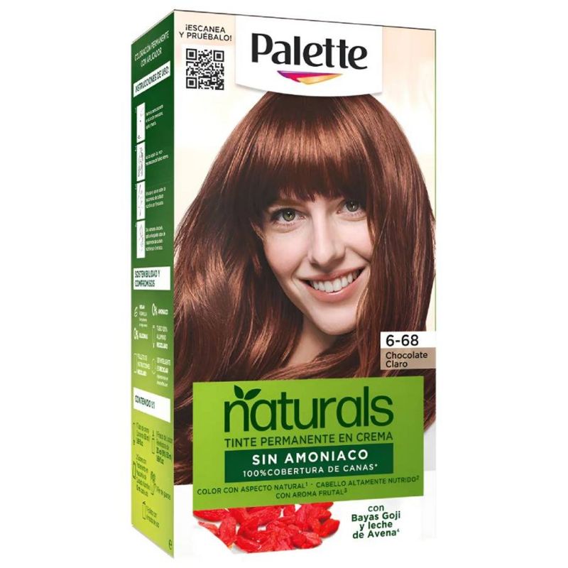 Tinte Palette Naturals 6-68 Chocolate