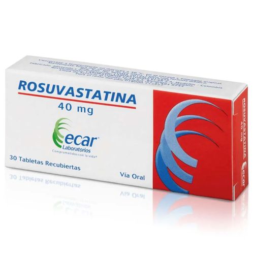 Atorvastatina 40mg Ecar - Caja x 30 tabletas