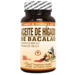 Aceite Hígado Bacalao 200 Softgels Salud