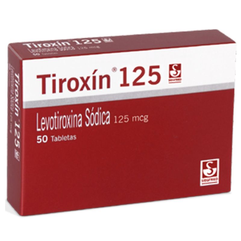 Tiroxin 125 mcg Tabletas 50 Tratamiento