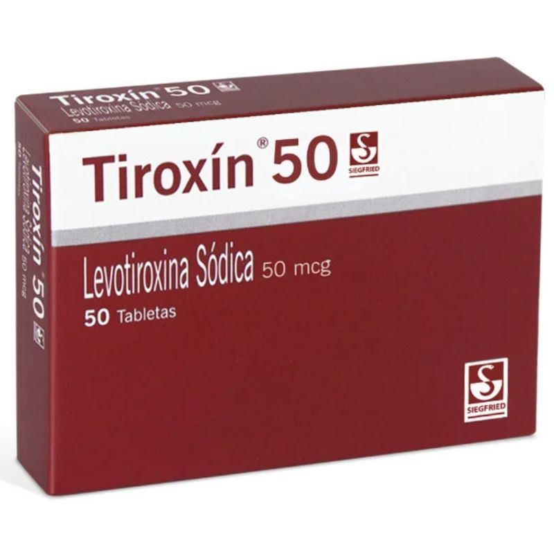Tiroxin 50 mcg Tabletas 50 Tratamiento