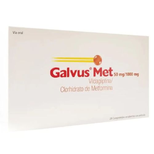Galvus Met 50/1000mg - Caja x 28 comprimidos regulado