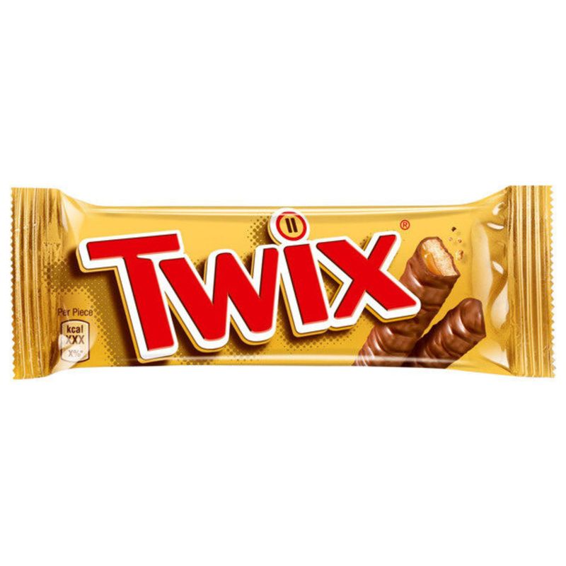 Chocolate Twix Caramelo y Galleta - Barra 50g