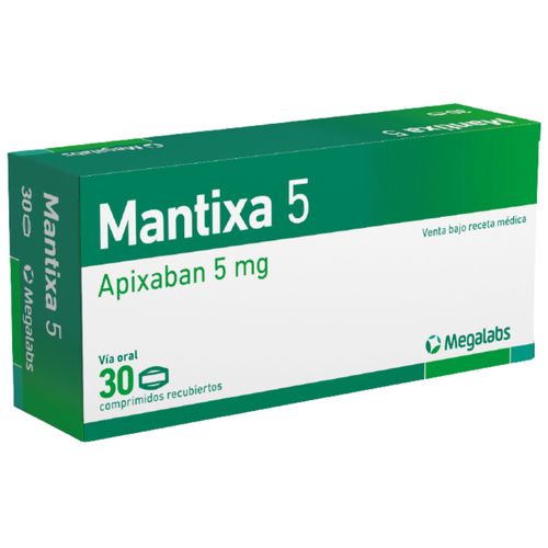 Mantixa 5mg - Caja x 30 comprimidos