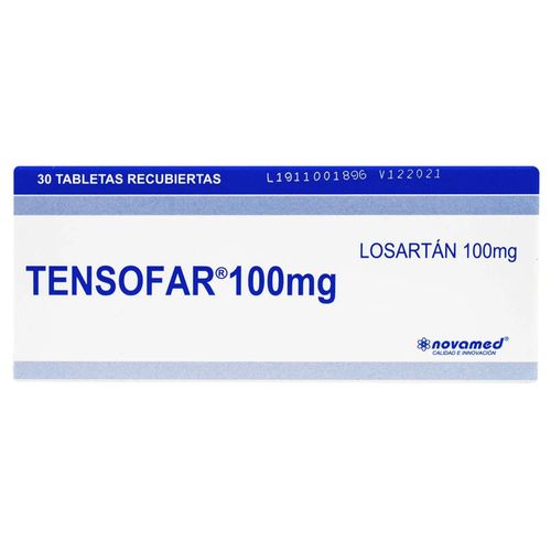 Tensofar H 100mg Novamed - Caja x 30 tabletas
