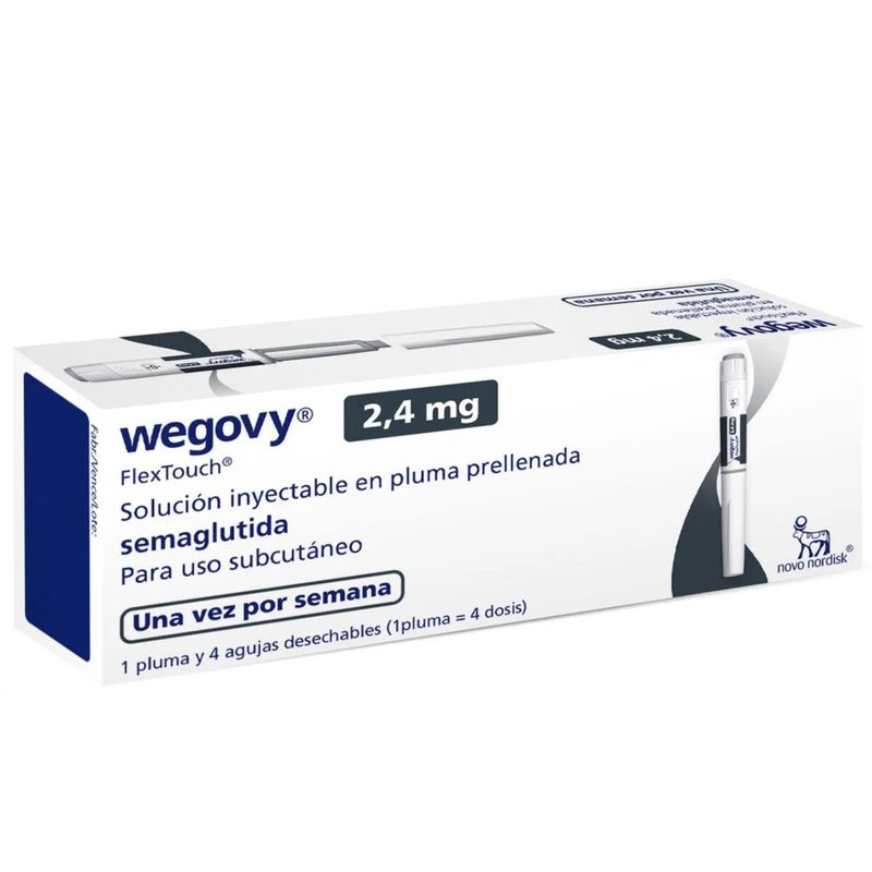 Wegovy 2.4 mg Pluma Precargada Regulado