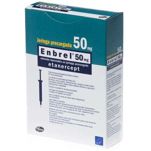Enbrel 50mg Solución Inyectable - Caja x 4 jeringas regulado