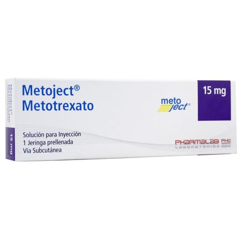Metoject 15 mg Solución Inyectable Rx