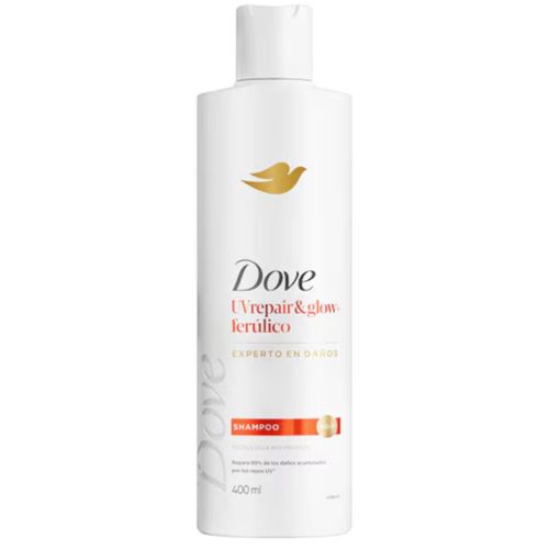 Shampoo Dove UV Repair y Glow Ferúlico - Frasco x 370ml