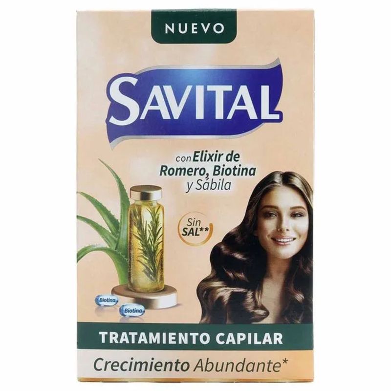 Tratamiento Capilar Savital Elixir 12 Sachets