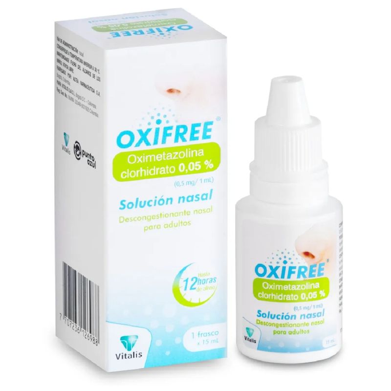 Oxifree Adulto 0.05% Vitalis - Frasco x 15ml