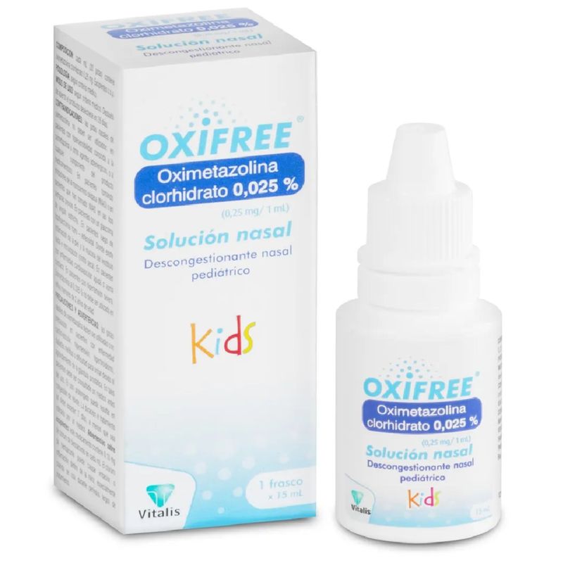 Oxifree Kids 0.025% Vitalis - Frasco x 15ml
