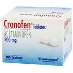 Cronofen 500 mg 100 Tabletas Novamed Oral