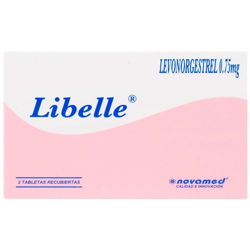 Libelle Levonorgestrel 0.75 Mg Caja X 2 Tabletas Novamed