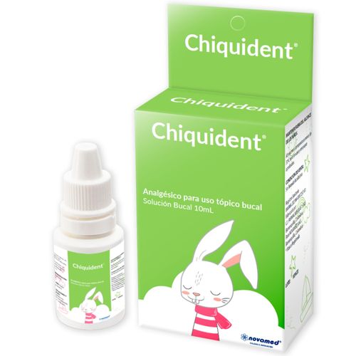 Chiquident Solución Oral Lidocaina 5.50 Mg Frasco X 10 Ml Gotas Novamed