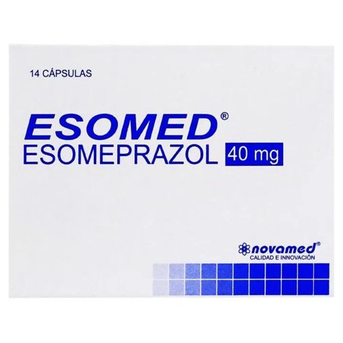 Esomed Esomeprazol 40 Mg Caja X 14 Cápsulas Novamed