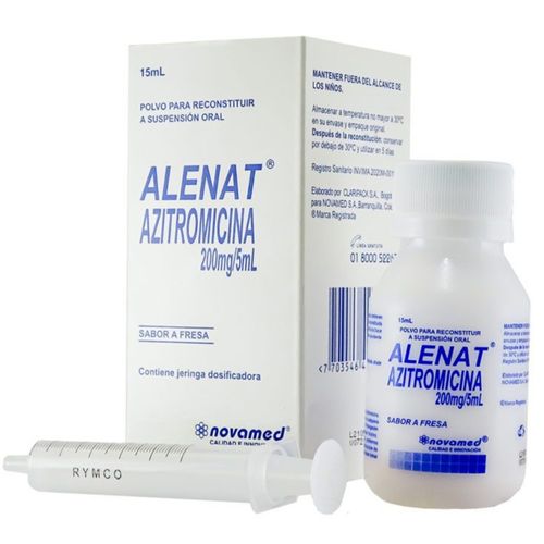 Azitromicina 200Mg/5Ml Suspension Oral 15Ml Novamed