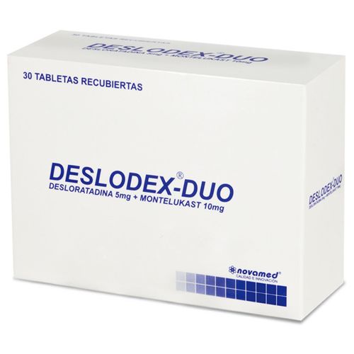 Deslodex Duo Montelukast 10 Mg Caja X 30 Tabletas Novamed