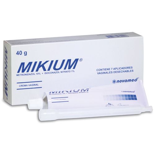 Mikium Crema Vaginal 7 Aplicadores 0.4/10% Tubo X 40 Gr Novamed