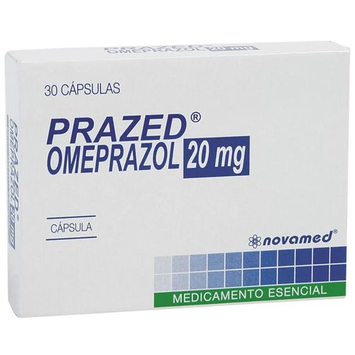 Omeprazol 20 Mg Prazed Caja X 30 Cápsulas Novamed