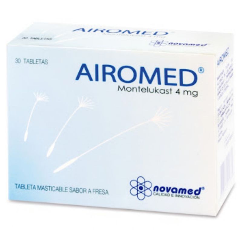Airomed Montelukast 4 Mg x 30 Tabletas