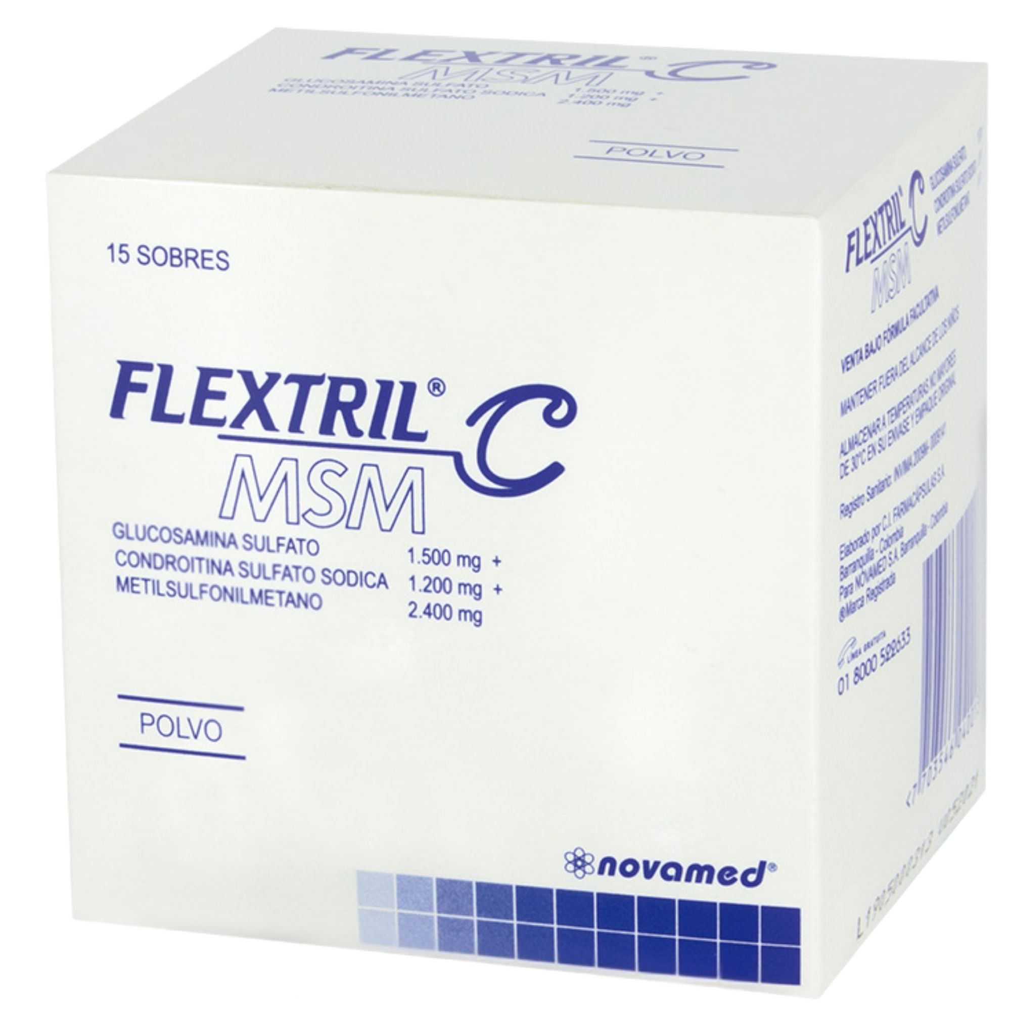 Flextril C Msm Polvo Para Solución Oral Caja X 15 Sobre Polvo Novamed