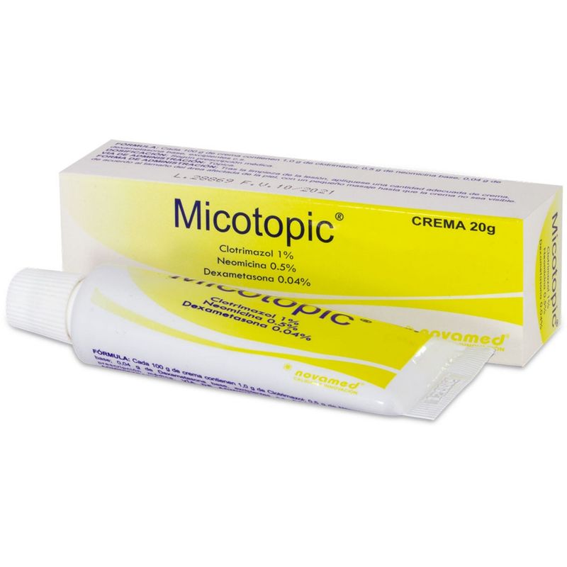 Micotopic Crema Tópica Tubo X 40 Gr Novamed