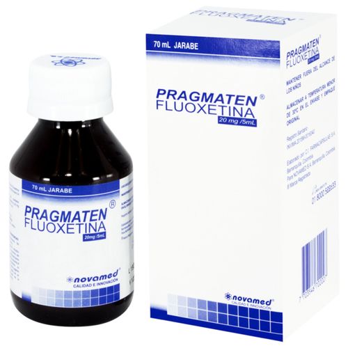 Pragmaten Jarabe Fluoxetina 20 Mg/5 Ml Frasco X 70 Ml Novamed