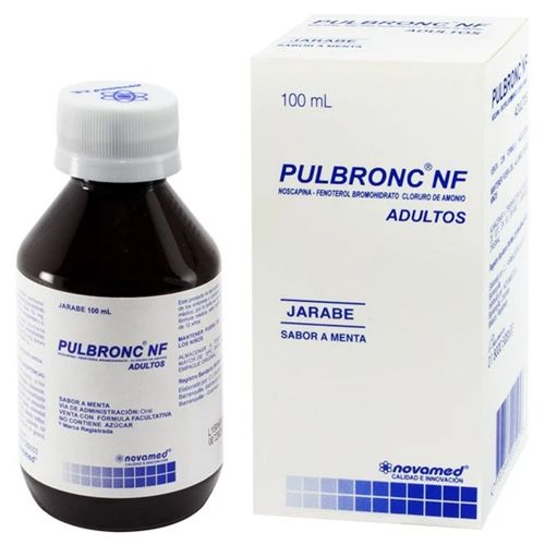 Pulbronc Nf Adulto Jarabe Frasco X 100 Ml Novamed