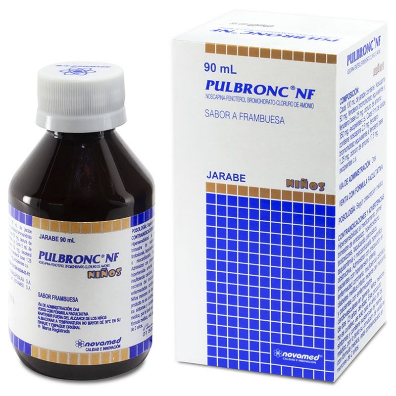 Pulbronc NF Pediátrico Jarabe Frasco 90 Ml