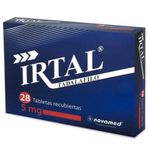Tadalafilo Irtal 5 mg 28 Tabletas Oral