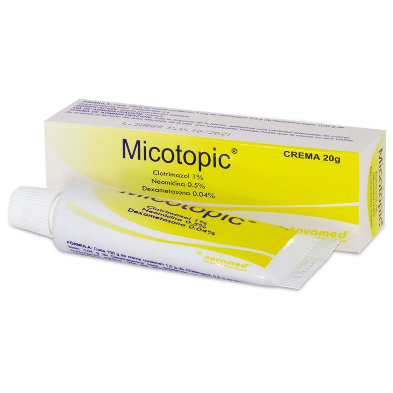 Micotopic Crema Tópica Tubo X 20 Gr Novamed