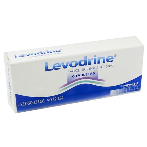 Levodrine 5 Mg Caja X 10 Tabletas Novamed