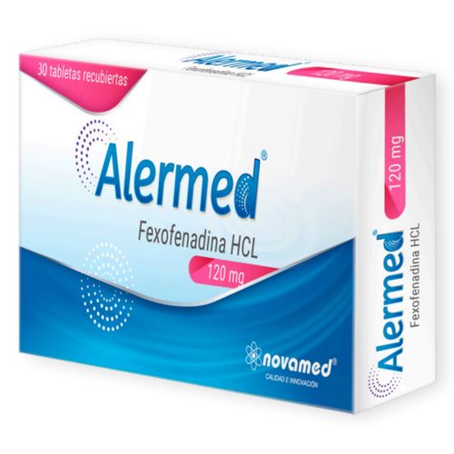 Alermed Clorhidrato De Fexofenadina 120 Mg Caja X 30 Tabletas Novamed