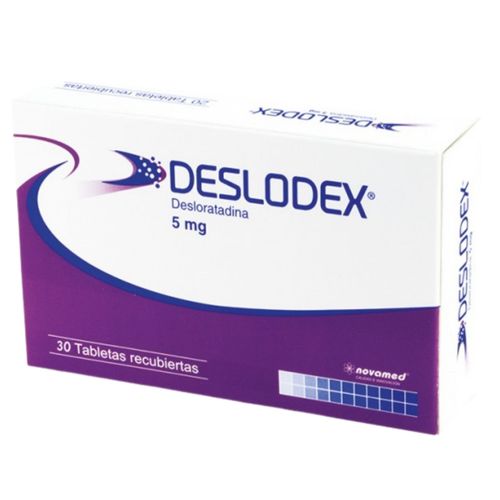 Deslodex Desloratadina 5 Mg Caja X 30 Tabletas Novamed