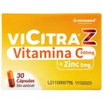 Vicitra Z 500Mg + Zinc Caja 30 Capsulas
