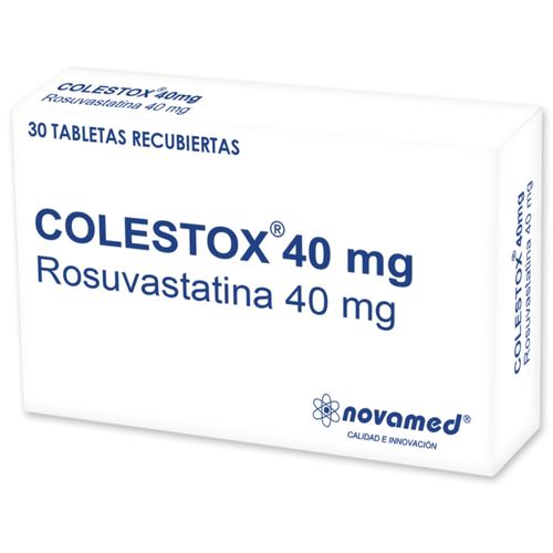 Colestox 40 Mg Caja 30 Tabletas Novamed