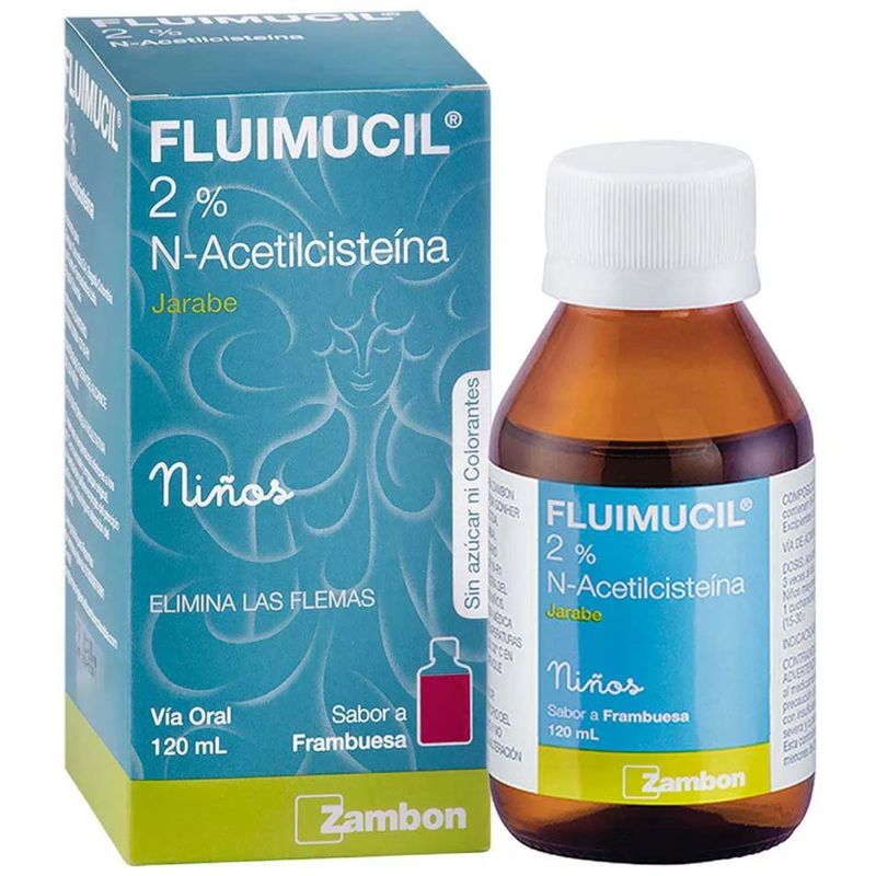 Fluimucil 2% Jrabe Frasco X 120 Ml Zambon