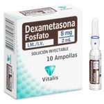 Dexametasona Fosfato 8 mg 10 Ampollas