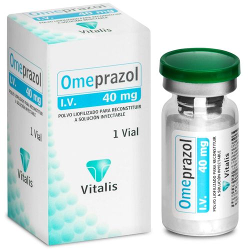 Omeprazol 40 Mg/1.5 Ml Inyectable Caja X 1 Ampolla