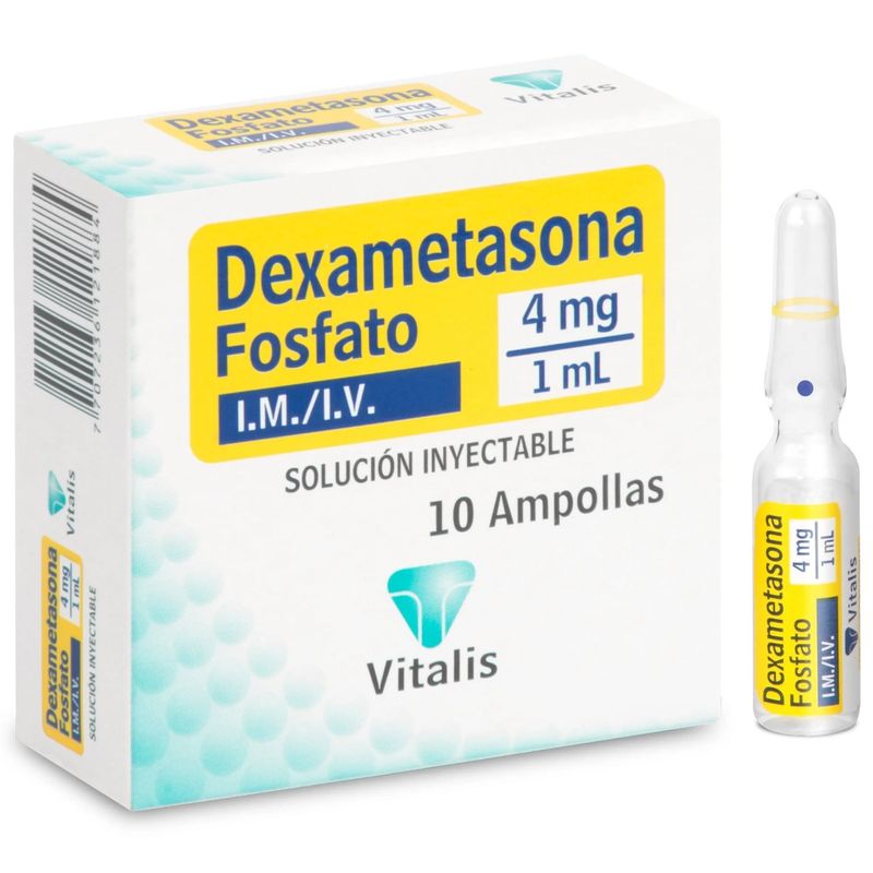 Dexametasona 4 mg 10 Ampollas Vitalis