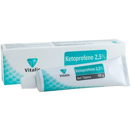 Ketoprofeno Gel 2.5% Tubo X 50 Gr Vitalis
