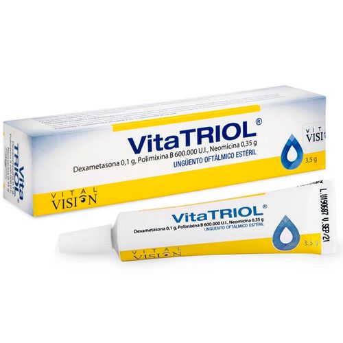Vitatriol 3.5Mg/1Mg/6000Ui Ünguento Oftálmico Tubo X 3.5 Gr Vitalis