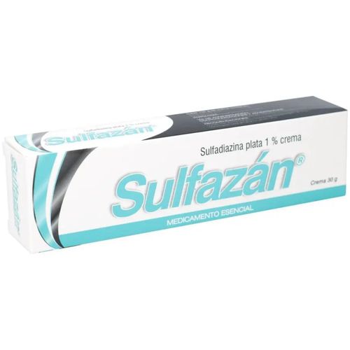 Crema Sulfazan Sulfadiazina De Plata 1% Tubo X 30 Gr Vitalis