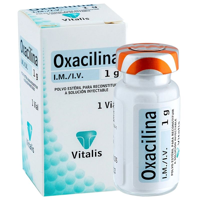 Oxacilina 1 g Ampolla Inyectable Vitalis