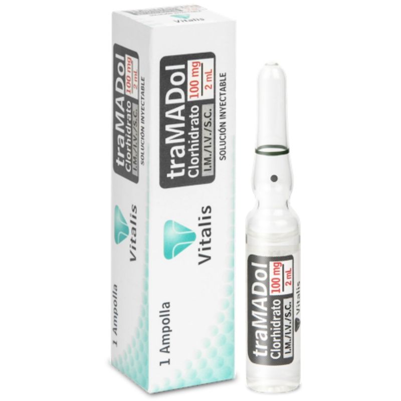 Tramadol 100 mg 2 ml solución 1 ampolla