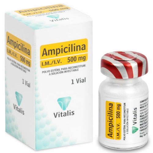 Ampicilina 500 Mg Caja X 1 Ampolla Vital Vitalis