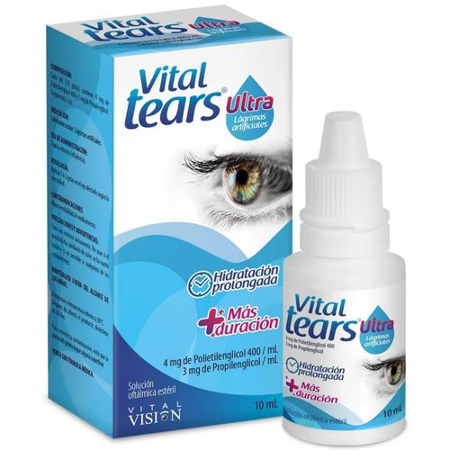 Vitaltears Ultra Polietilenglicol 4 Mg Oftálmico Frasco X 10Ml Solución Vitalis